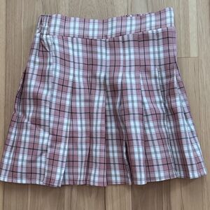 Plaid Pink Skirt